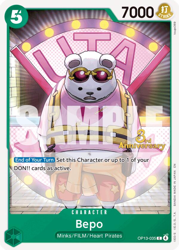 Bepo [Carrying On His Will: 3rd Anniversary Tournament Cards] | Galactic Gamez
