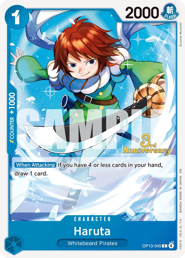 Haruta [Carrying On His Will: 3rd Anniversary Tournament Cards] | Galactic Gamez