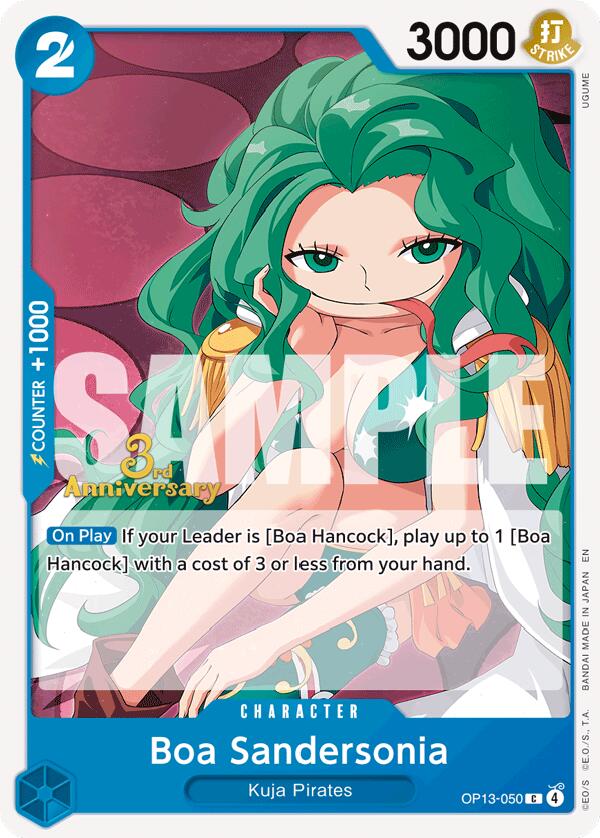 Boa Sandersonia [Carrying On His Will: 3rd Anniversary Tournament Cards] | Galactic Gamez