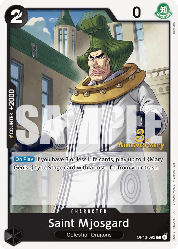 Saint Mjosgard [Carrying On His Will: 3rd Anniversary Tournament Cards] | Galactic Gamez