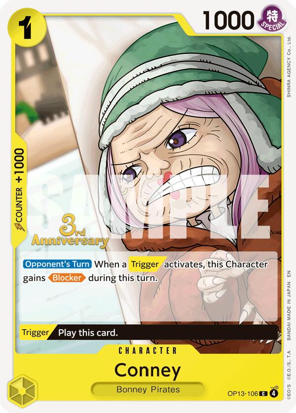 Conney [Carrying On His Will: 3rd Anniversary Tournament Cards] | Galactic Gamez