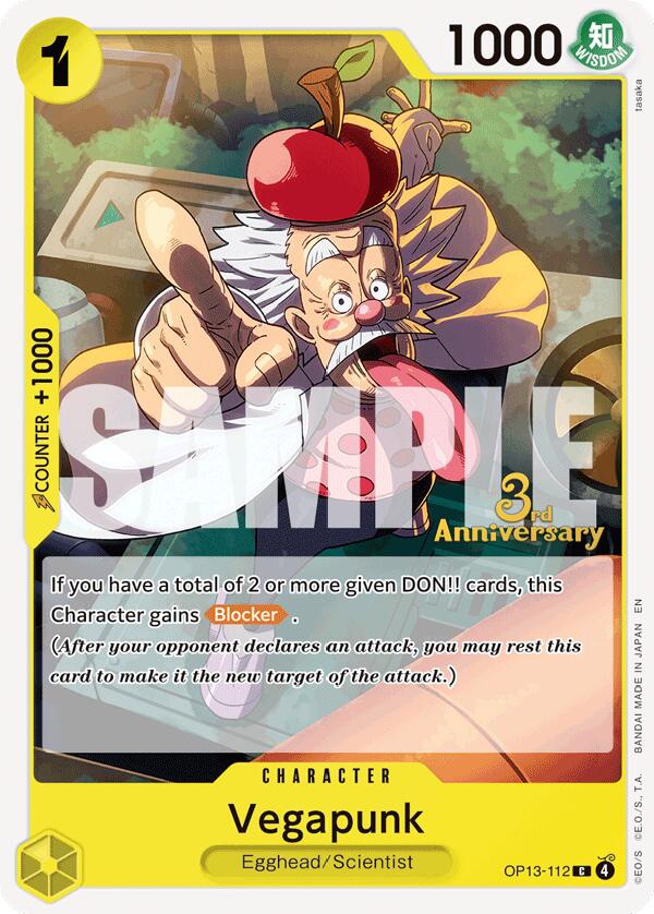 Vegapunk [Carrying On His Will: 3rd Anniversary Tournament Cards] | Galactic Gamez