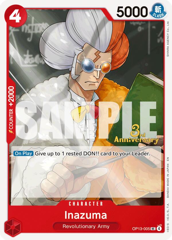 Inazuma [Carrying On His Will: 3rd Anniversary Tournament Cards] | Galactic Gamez