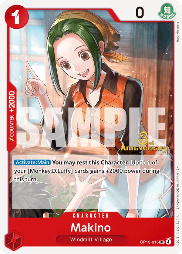 Makino [Carrying On His Will: 3rd Anniversary Tournament Cards] | Galactic Gamez