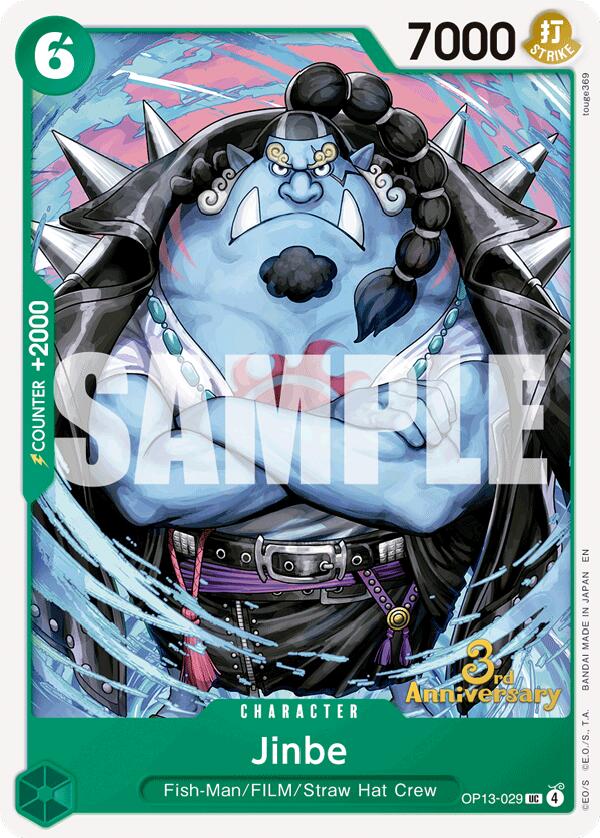 Jinbe [Carrying On His Will: 3rd Anniversary Tournament Cards] | Galactic Gamez