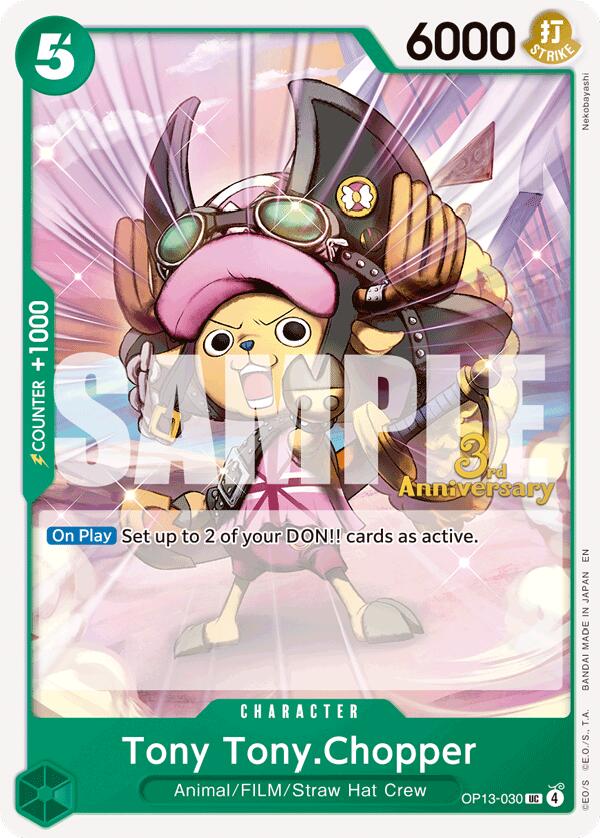Tony Tony.Chopper [Carrying On His Will: 3rd Anniversary Tournament Cards] | Galactic Gamez