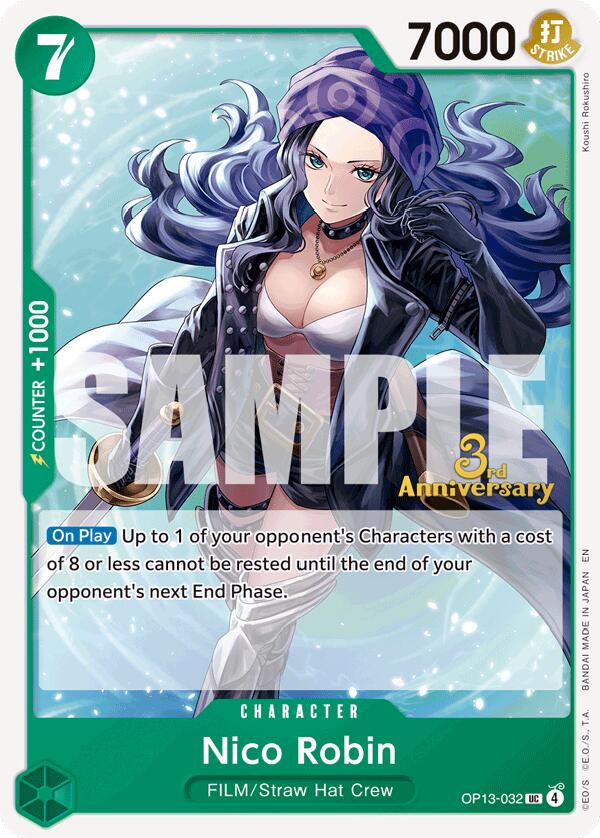 Nico Robin [Carrying On His Will: 3rd Anniversary Tournament Cards] | Galactic Gamez