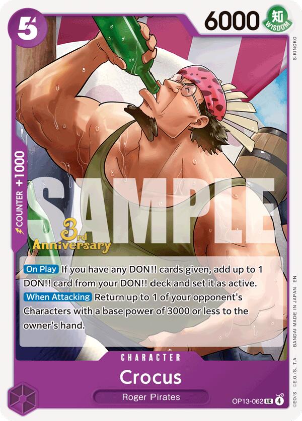 Crocus [Carrying On His Will: 3rd Anniversary Tournament Cards] | Galactic Gamez