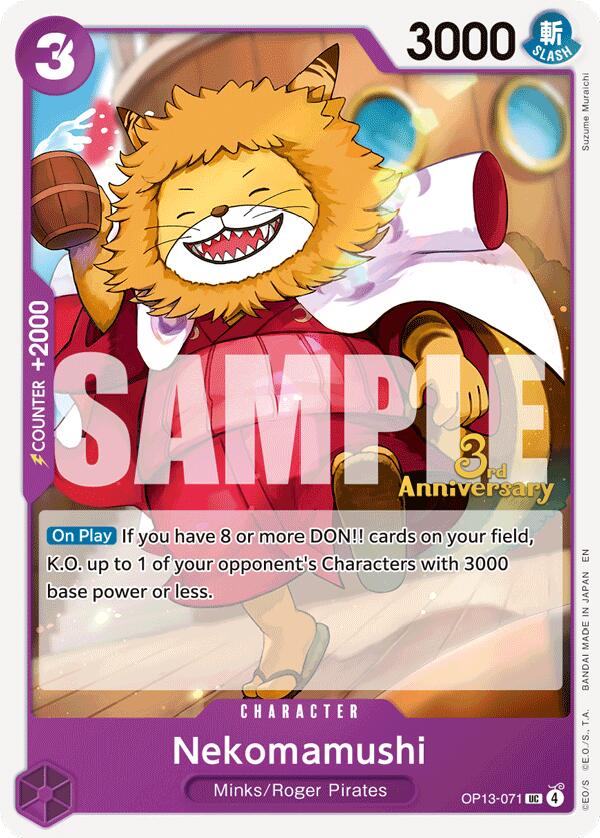 Nekomamushi [Carrying On His Will: 3rd Anniversary Tournament Cards] | Galactic Gamez