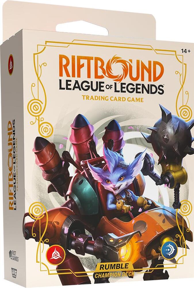 Riftbound: League of Legends Trading Card Game - Set Two: Spiritforged Champion Deck - Rumble | Galactic Gamez