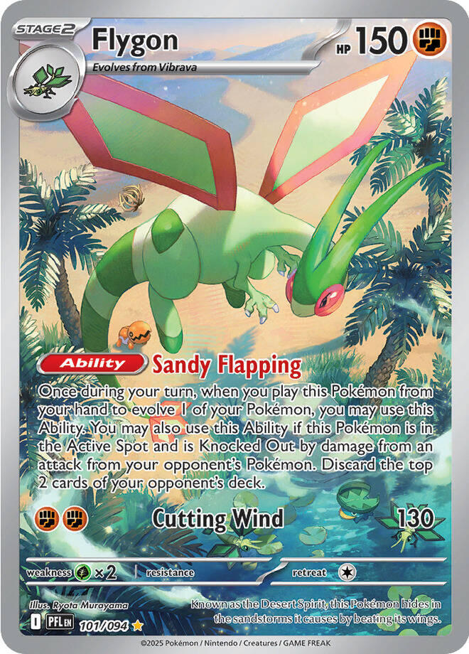 Flygon (101/094) [Mega Evolution: Phantasmal Flames] | Galactic Gamez