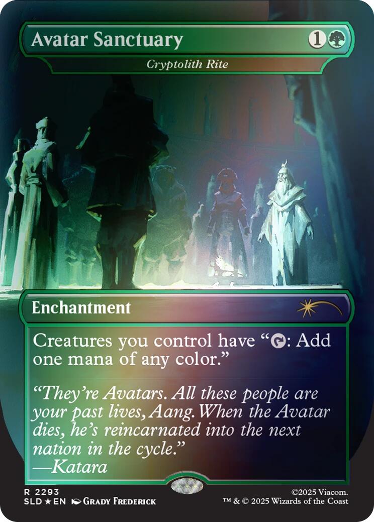 Avatar Sanctuary - Cryptolith Rite (Rainbow Foil) [Secret Lair Drop Series] | Galactic Gamez