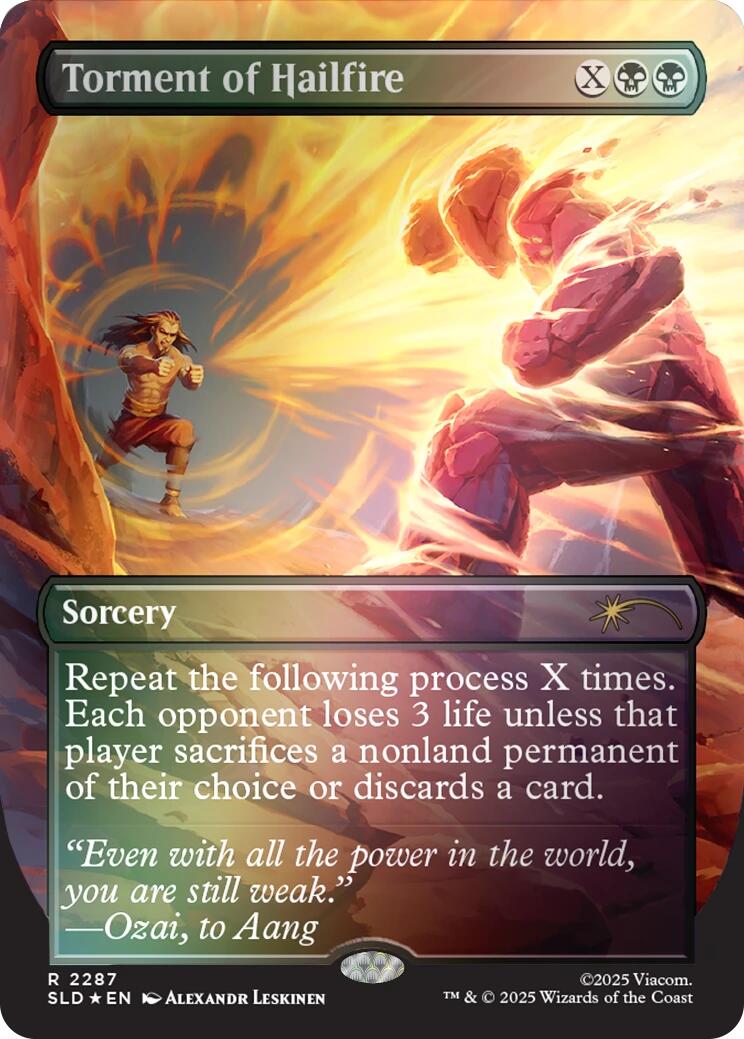 Torment of Hailfire (2287) (Rainbow Foil) [Secret Lair Drop Series] | Galactic Gamez