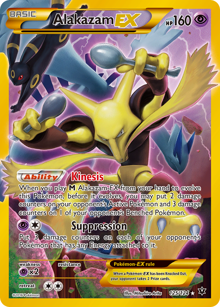 Alakazam EX (125/124) [XY: Fates Collide] | Galactic Gamez