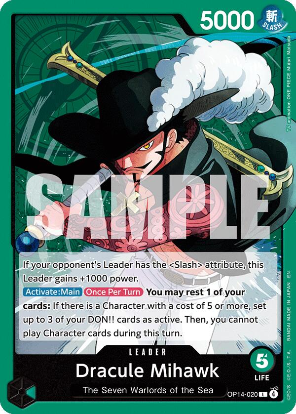 Dracule Mihawk [The Azure Sea's Seven] | Galactic Gamez
