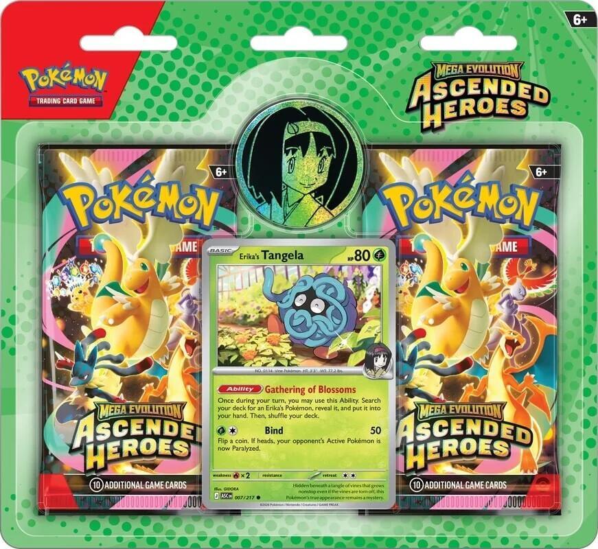 Ascended Heroes 2 Pack Blister - Erika | Galactic Gamez