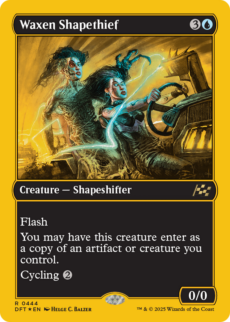 Waxen Shapethief (First-Place Foil) [Aetherdrift] | Galactic Gamez