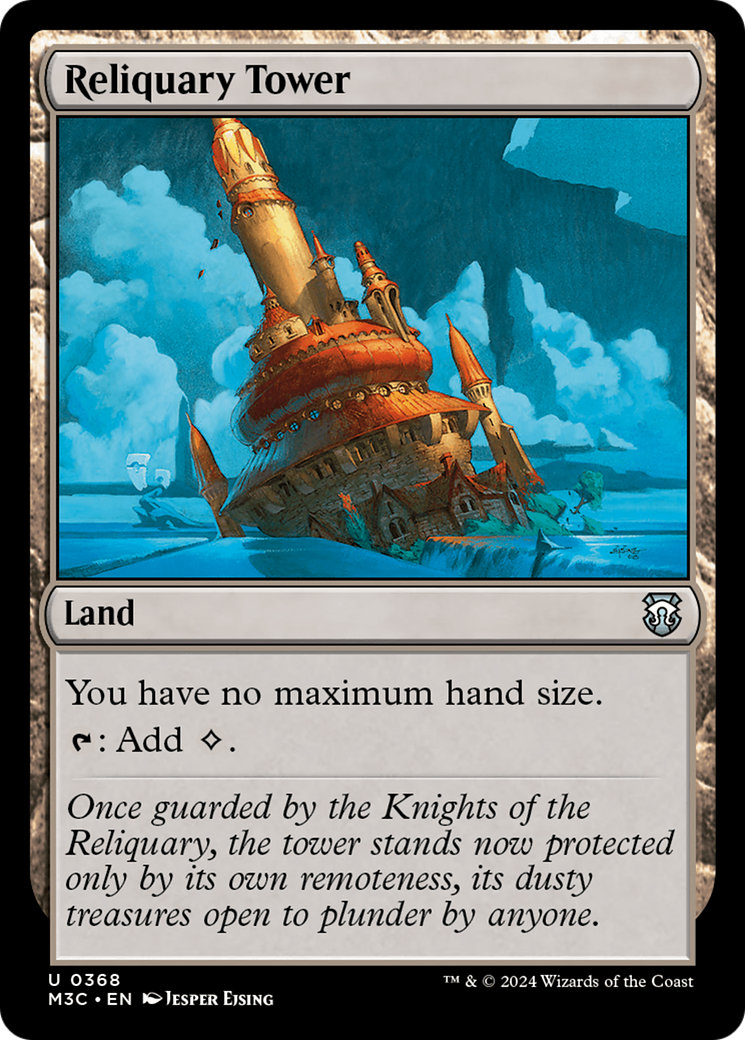 Reliquary Tower (Ripple Foil) [Modern Horizons 3 Commander] | Galactic Gamez