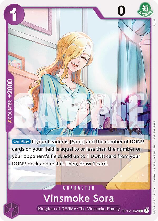 Vinsmoke Sora (Tournament Pack 2026 Vol. 1) [One Piece Promotion Cards] | Galactic Gamez