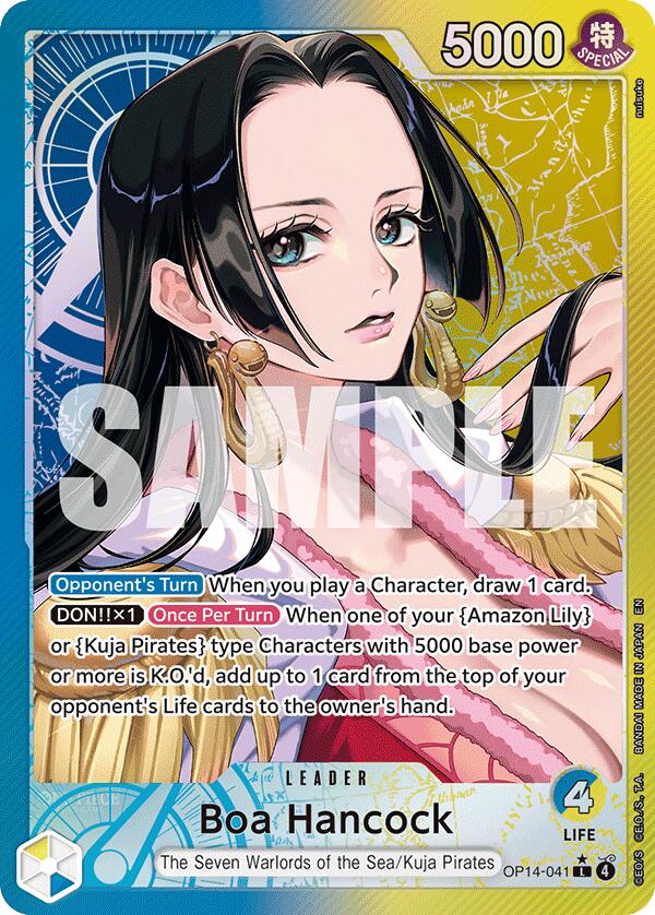 Boa Hancock (OP14-041) (Alternate Art) [The Azure Sea's Seven] | Galactic Gamez