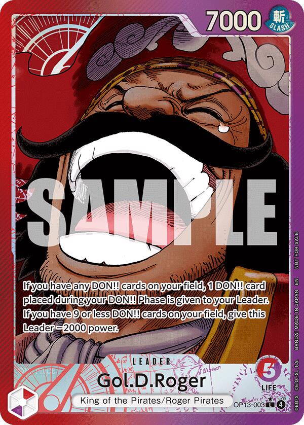 Gol.D.Roger (Jumbo) [One Piece Promotion Cards] | Galactic Gamez