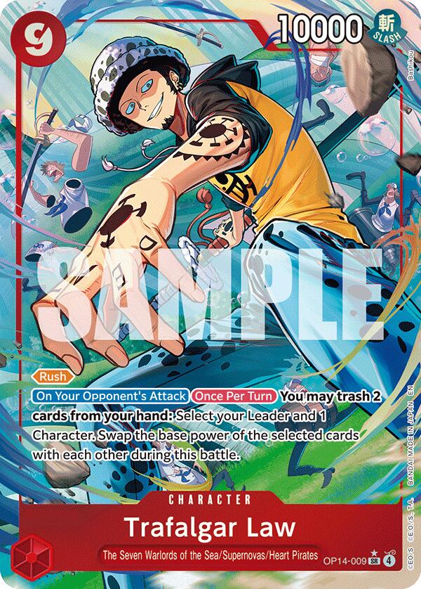 Trafalgar Law (OP14-009) (Alternate Art) [The Azure Sea's Seven] | Galactic Gamez