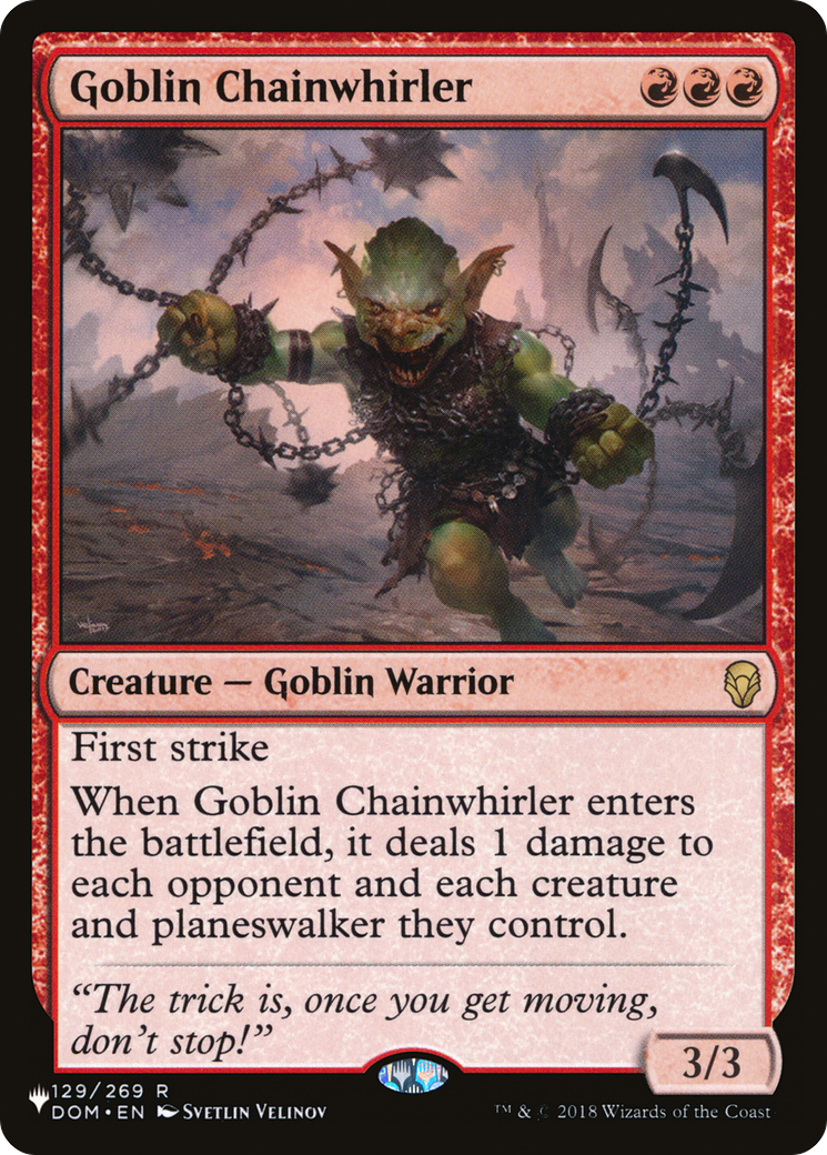 Goblin Chainwhirler [The List] | Galactic Gamez