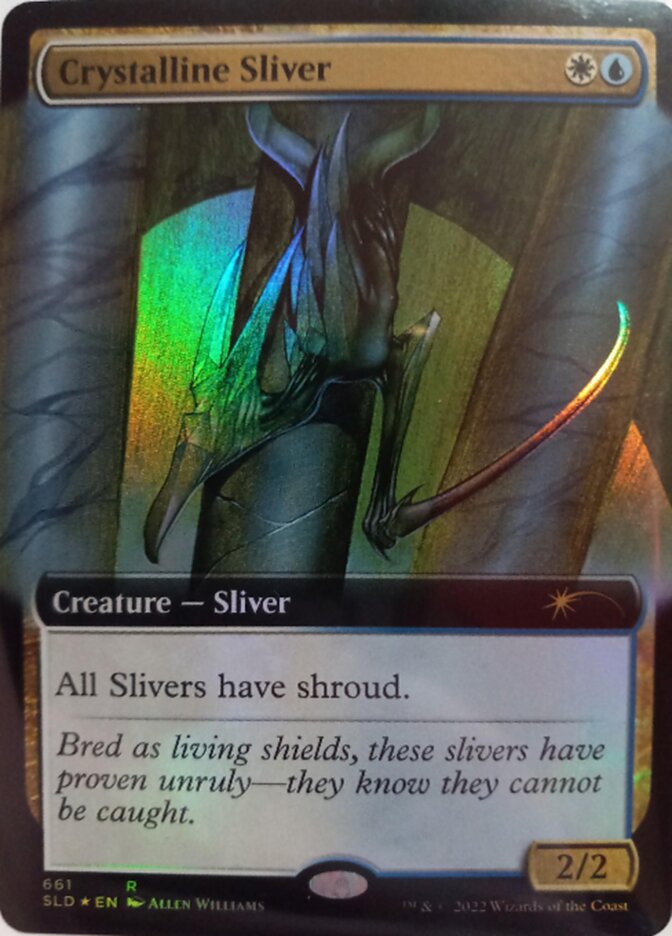 Crystalline Sliver (Extended Art) [Secret Lair Drop Promos] | Galactic Gamez