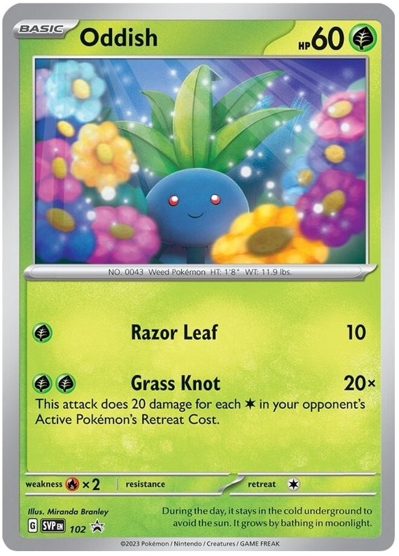 Oddish (102) [Scarlet & Violet: Black Star Promos] | Galactic Gamez