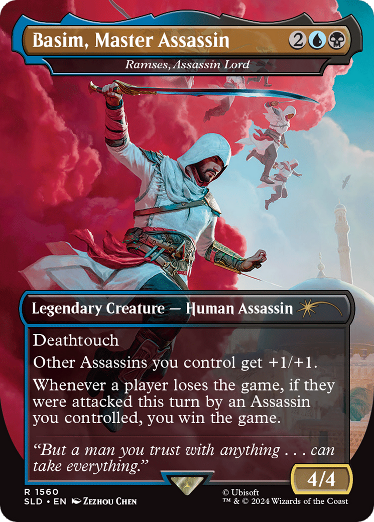 Basim, Master Assassin - Ramses, Assassin Lord (Rainbow Foil) [Secret Lair Drop Series] | Galactic Gamez