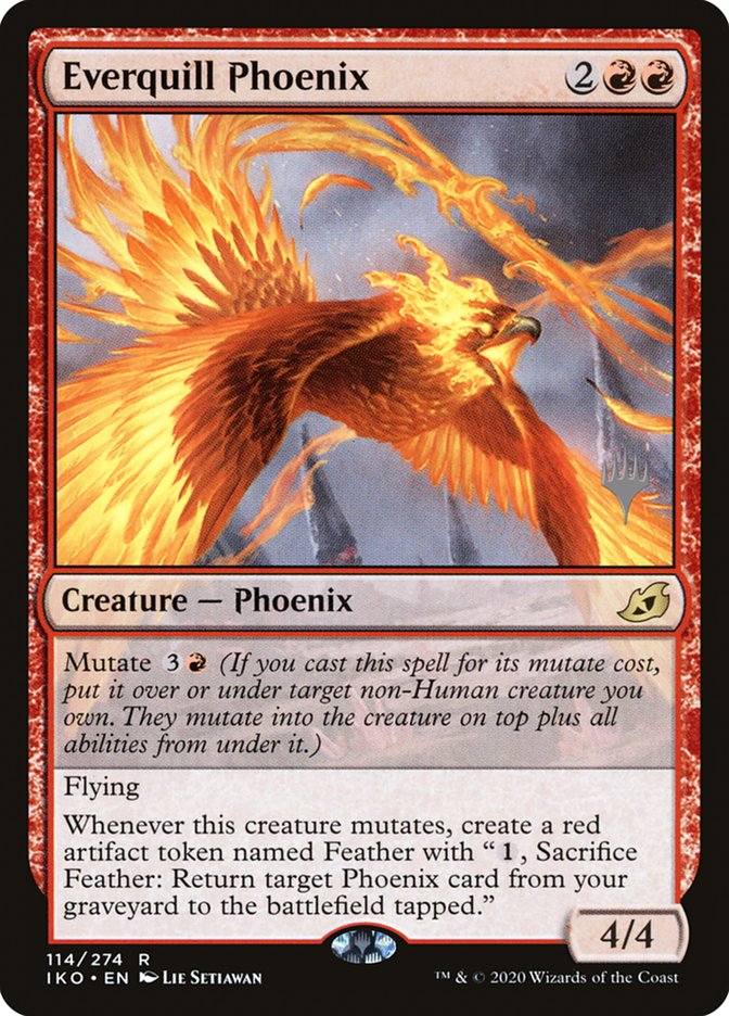 Everquill Phoenix (Promo Pack) [Ikoria: Lair of Behemoths Promos] | Galactic Gamez