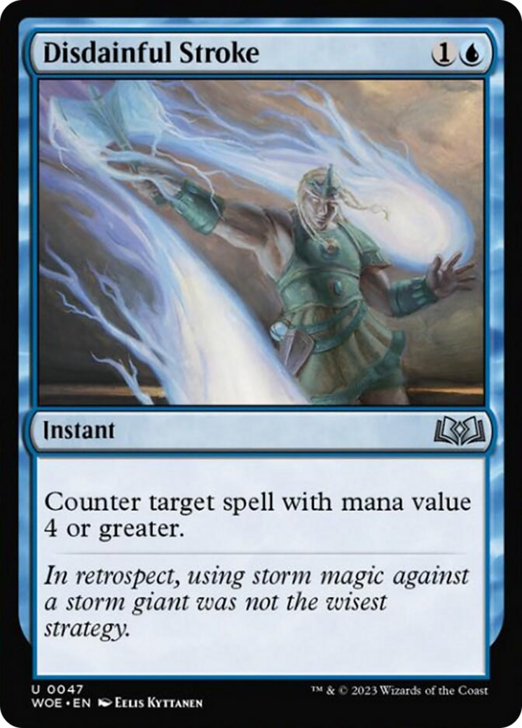 Disdainful Stroke [Wilds of Eldraine] | Galactic Gamez