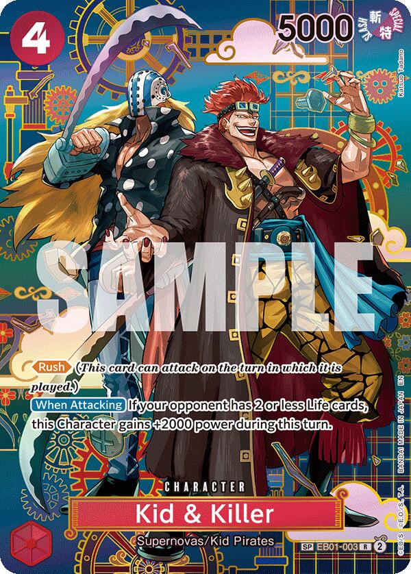 Kid & Killer (EB01-003) (SP) [The Azure Sea's Seven] | Galactic Gamez