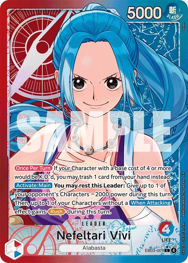 Nefeltari Vivi - 001 (Alternate Art) [Extra Booster: One Piece Heroines Edition] | Galactic Gamez