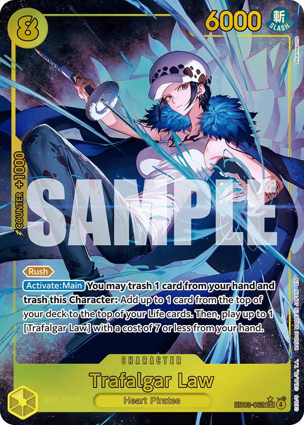 Trafalgar Law (Alternate Art) [Extra Booster: One Piece Heroines Edition] | Galactic Gamez