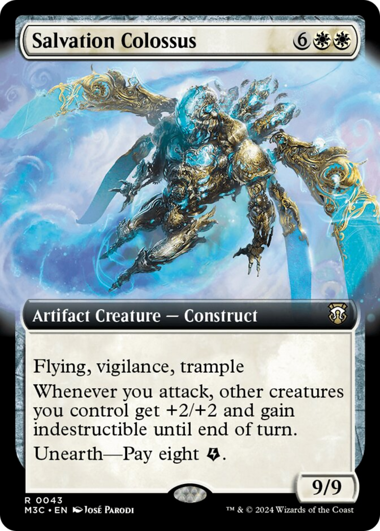 Salvation Colossus (Extended Art) (Ripple Foil) [Modern Horizons 3 Commander] | Galactic Gamez