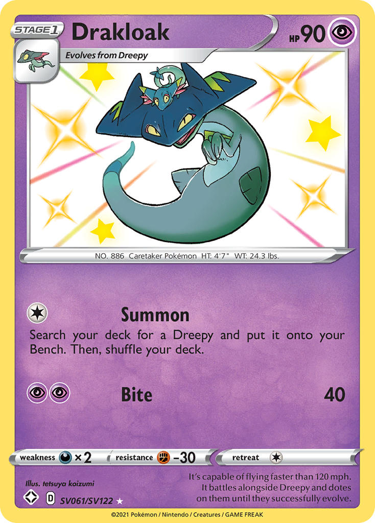Drakloak (SV061/SV122) [Sword & Shield: Shining Fates] | Galactic Gamez