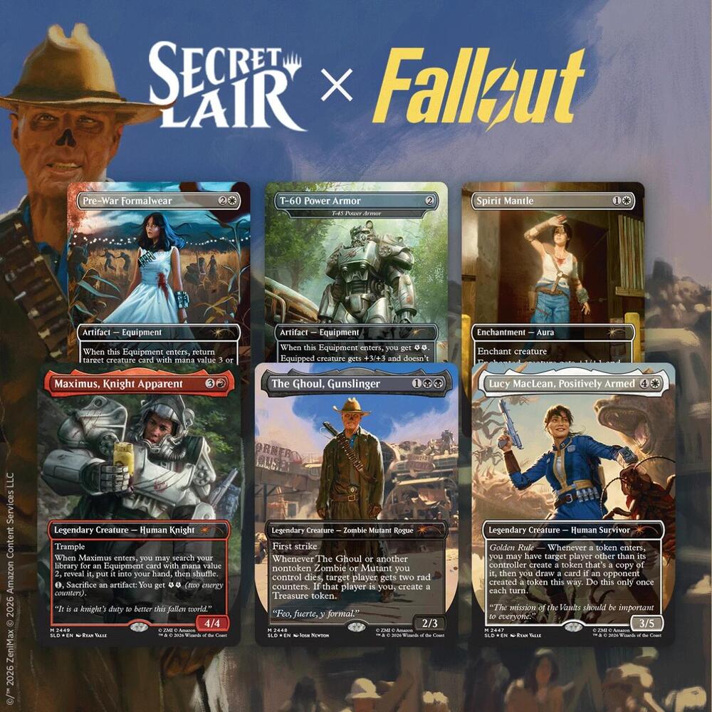 Secret Lair Drop: Secret Lair x Fallout: Beyond Vault 33 - Non-Foil Edition - Secret Lair Drop Series (SLD) | Galactic Gamez