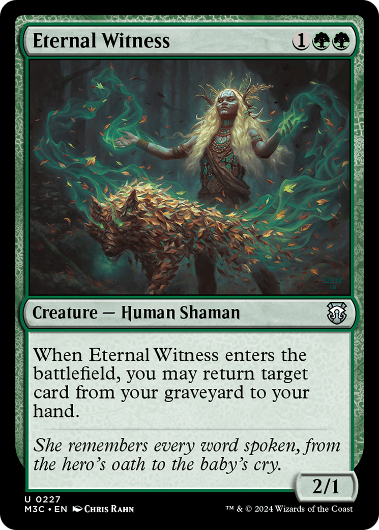 Eternal Witness [Modern Horizons 3 Commander] | Galactic Gamez