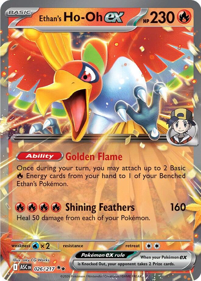 Ethan's Ho-Oh ex (026/217) [Mega Evolution: Ascended Heroes] | Galactic Gamez
