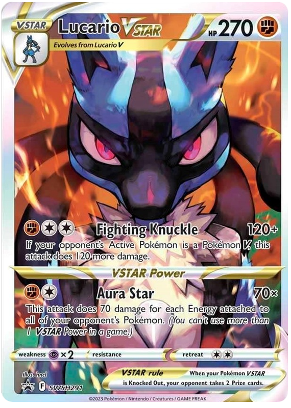 Lucario VSTAR (SWSH291) [Sword & Shield: Black Star Promos] | Galactic Gamez