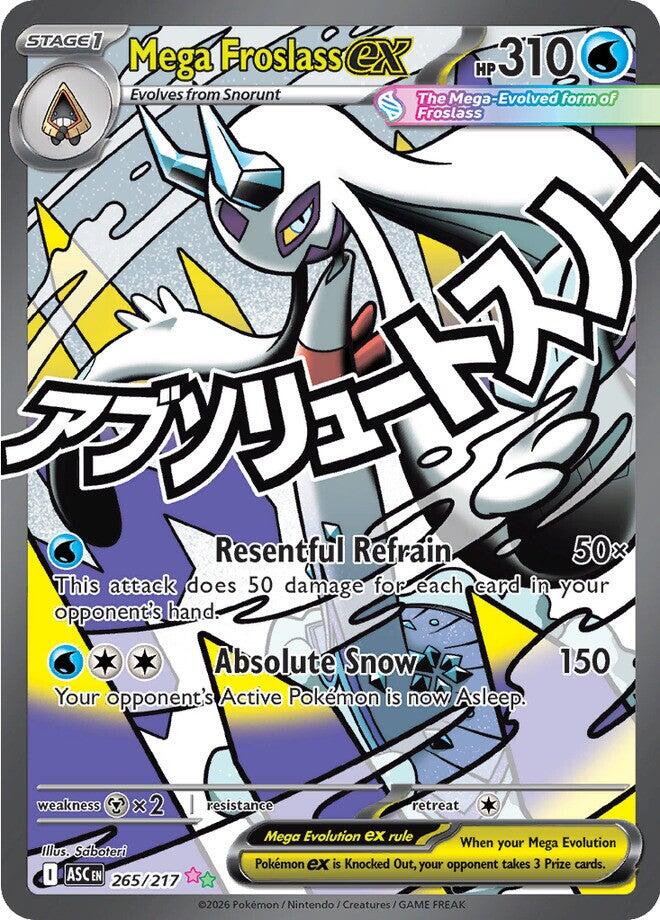 Mega Froslass ex (265/217) [Mega Evolution: Ascended Heroes] | Galactic Gamez