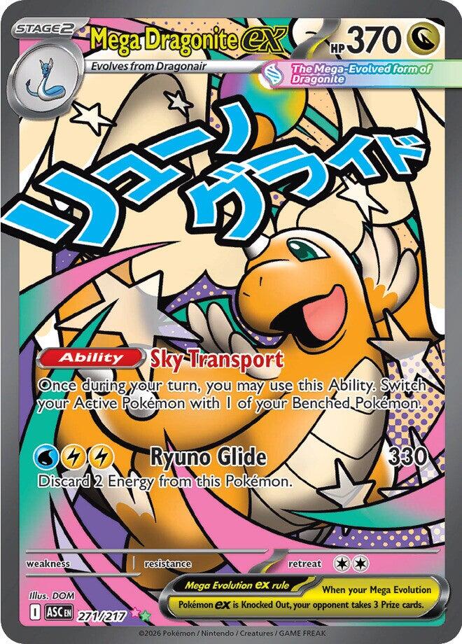 Mega Dragonite ex (271/217) [Mega Evolution: Ascended Heroes] | Galactic Gamez