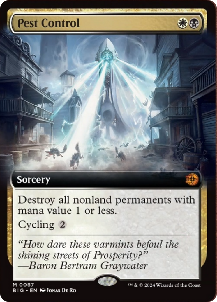 Pest Control (Extended Art) [Outlaws of Thunder Junction: The Big Score] | Galactic Gamez