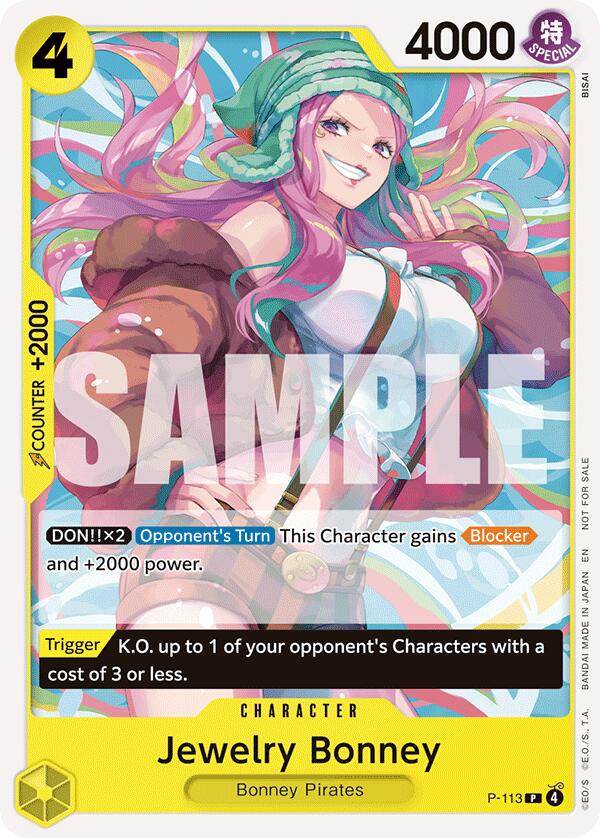 Jewelry Bonney (Heroines Battle Pack) [One Piece Promotion Cards] | Galactic Gamez