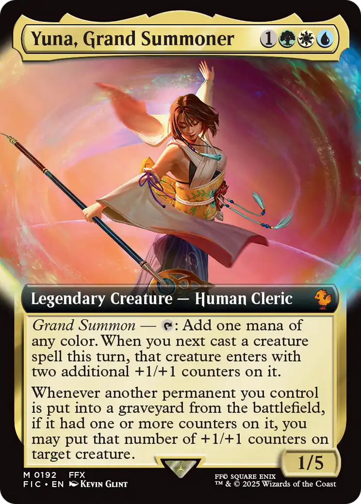 Yuna, Grand Summoner (Extended Art) [FINAL FANTASY Commander] | Galactic Gamez