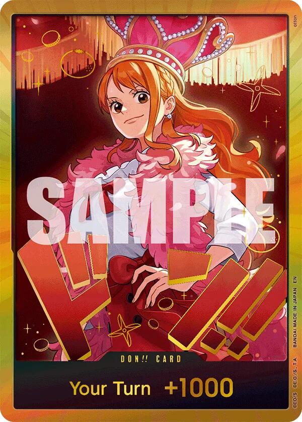 DON!! Card (Nami) (Gold) [Extra Booster: One Piece Heroines Edition] | Galactic Gamez