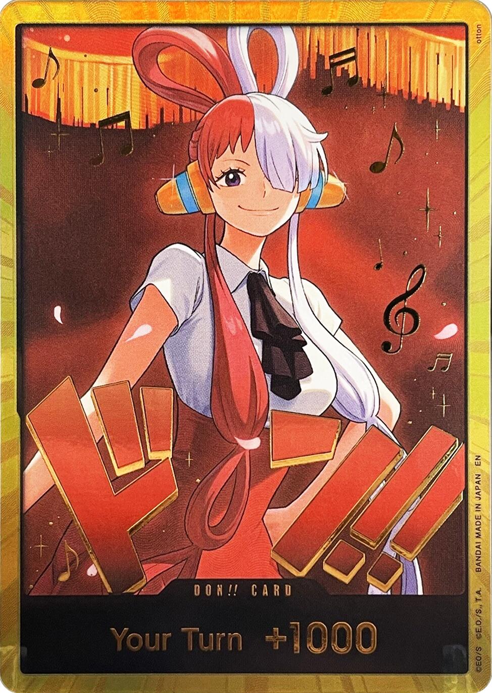 DON!! Card (Uta) (Gold) [Extra Booster: One Piece Heroines Edition] | Galactic Gamez