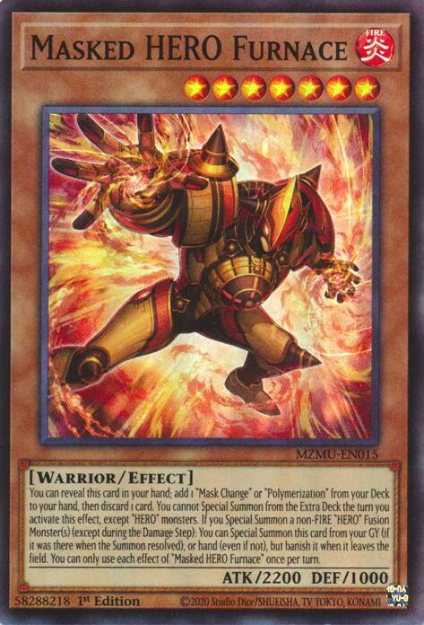Masked HERO Furnace [MZMU-EN015] Super Rare | Galactic Gamez