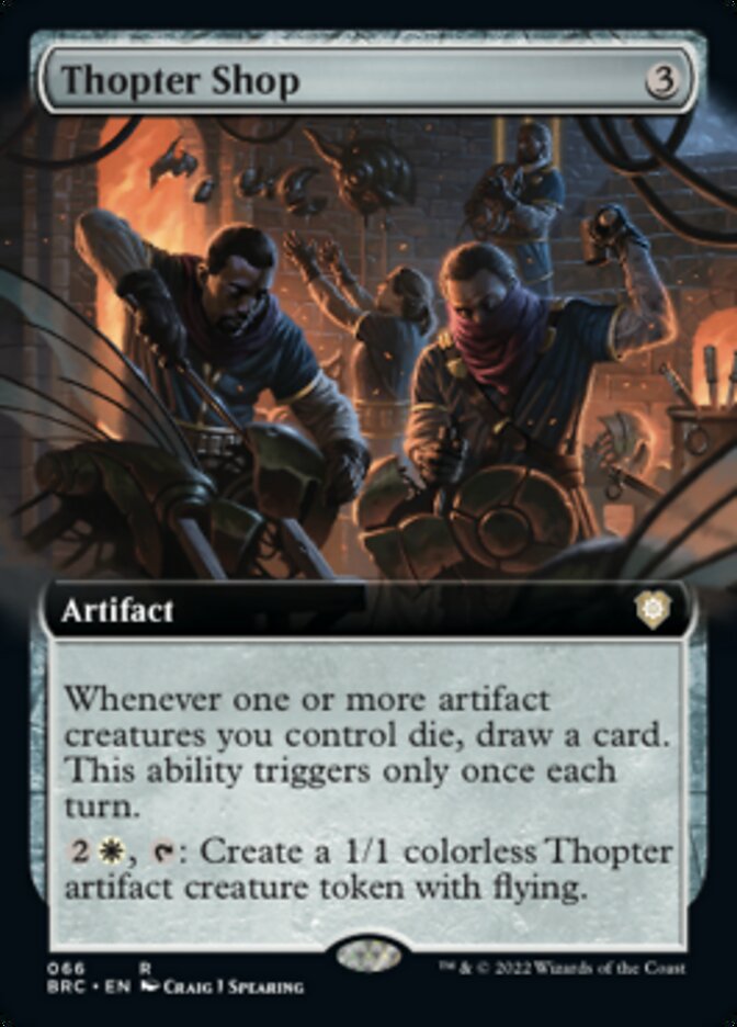 Thopter Shop (Extended Art) [The Brothers' War Commander] | Galactic Gamez